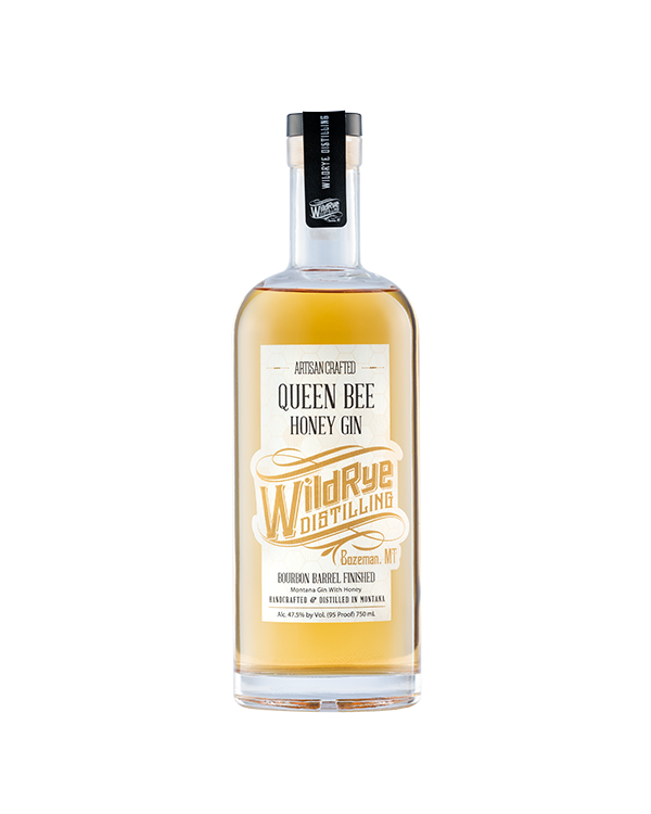 Wildrye Distilling Queen Bee Honey Gin 750mL 