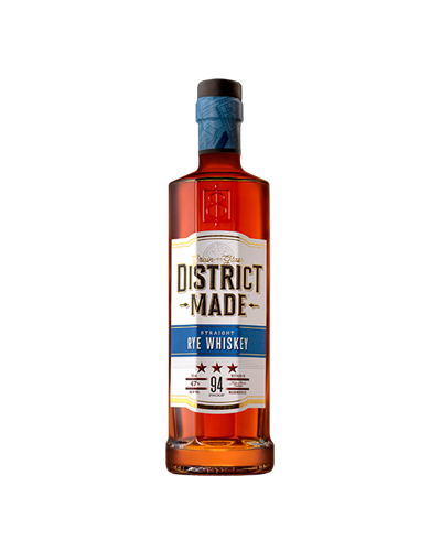 District Made Straight Rye Whiskey 94 Proof 750mL 